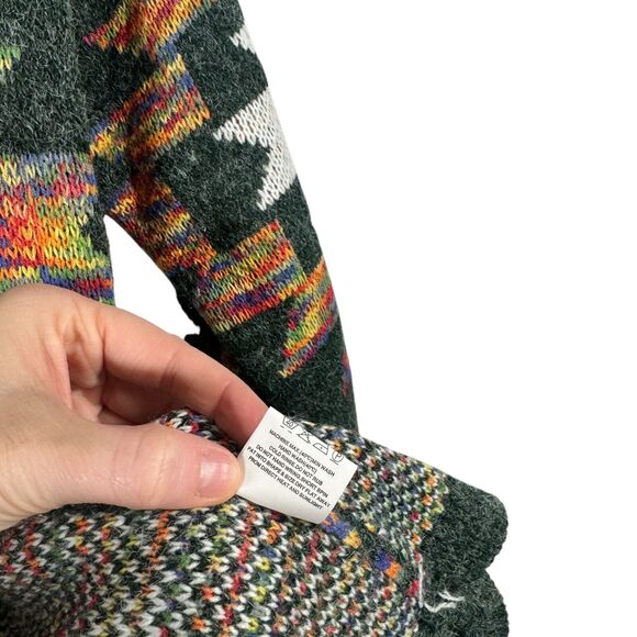 Tivoli of Ireland Western Aztec Cardigan Sweater Angora Blend Western Womens Sm - Picture 5 of 6